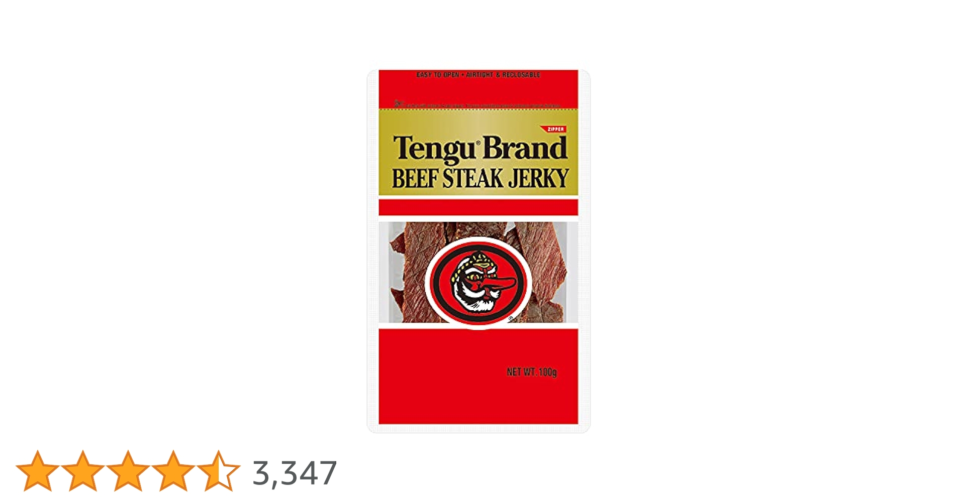 Tengu Brand Beef Steak Jerky 91g10袋 Amazon.co.jp: Tengu Beef Steak Jerky, Regular, 3.3 oz (93 g